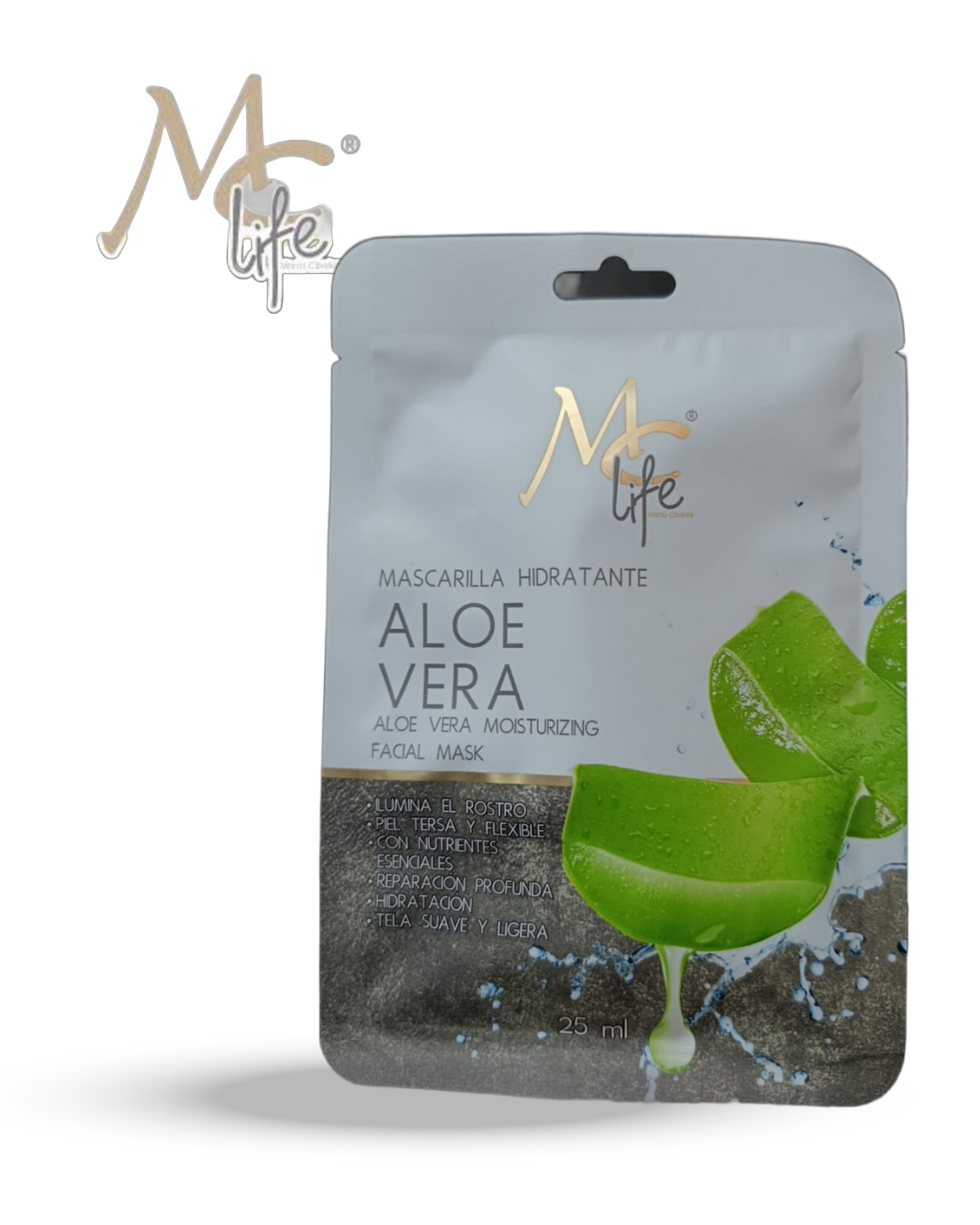 Mascarilla hidratante Aloe Vera 25ml - Mc Life