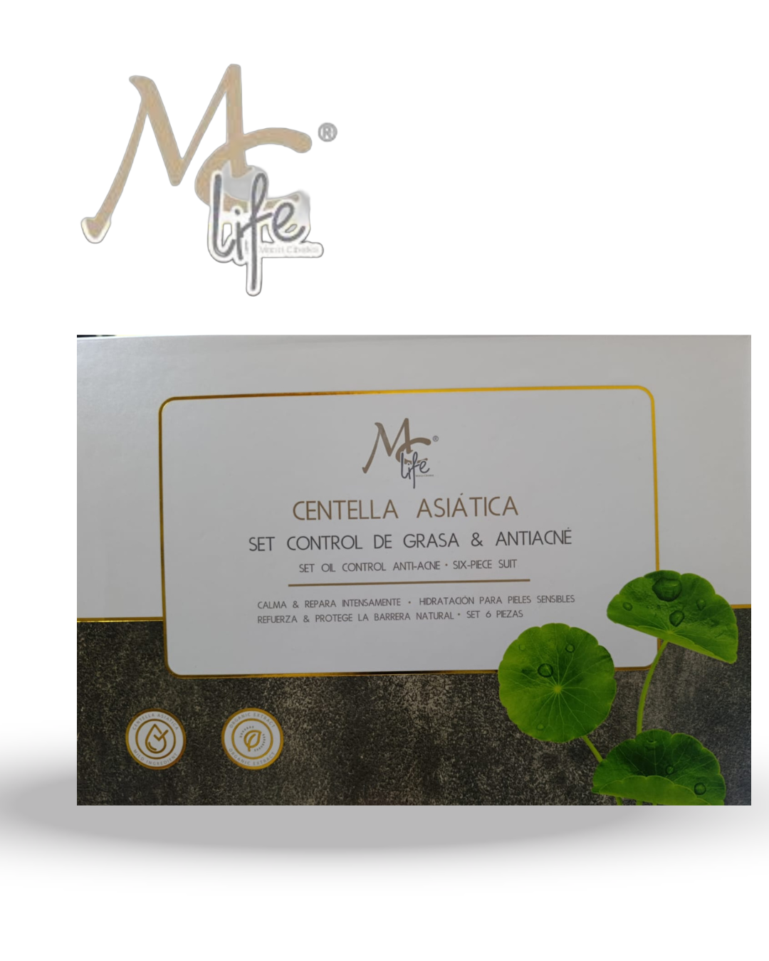 Set control de grasa Centella Asiática 6 pzs - Mc Life