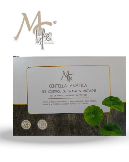 Set control de grasa Centella Asiática 6 pzs - Mc Life