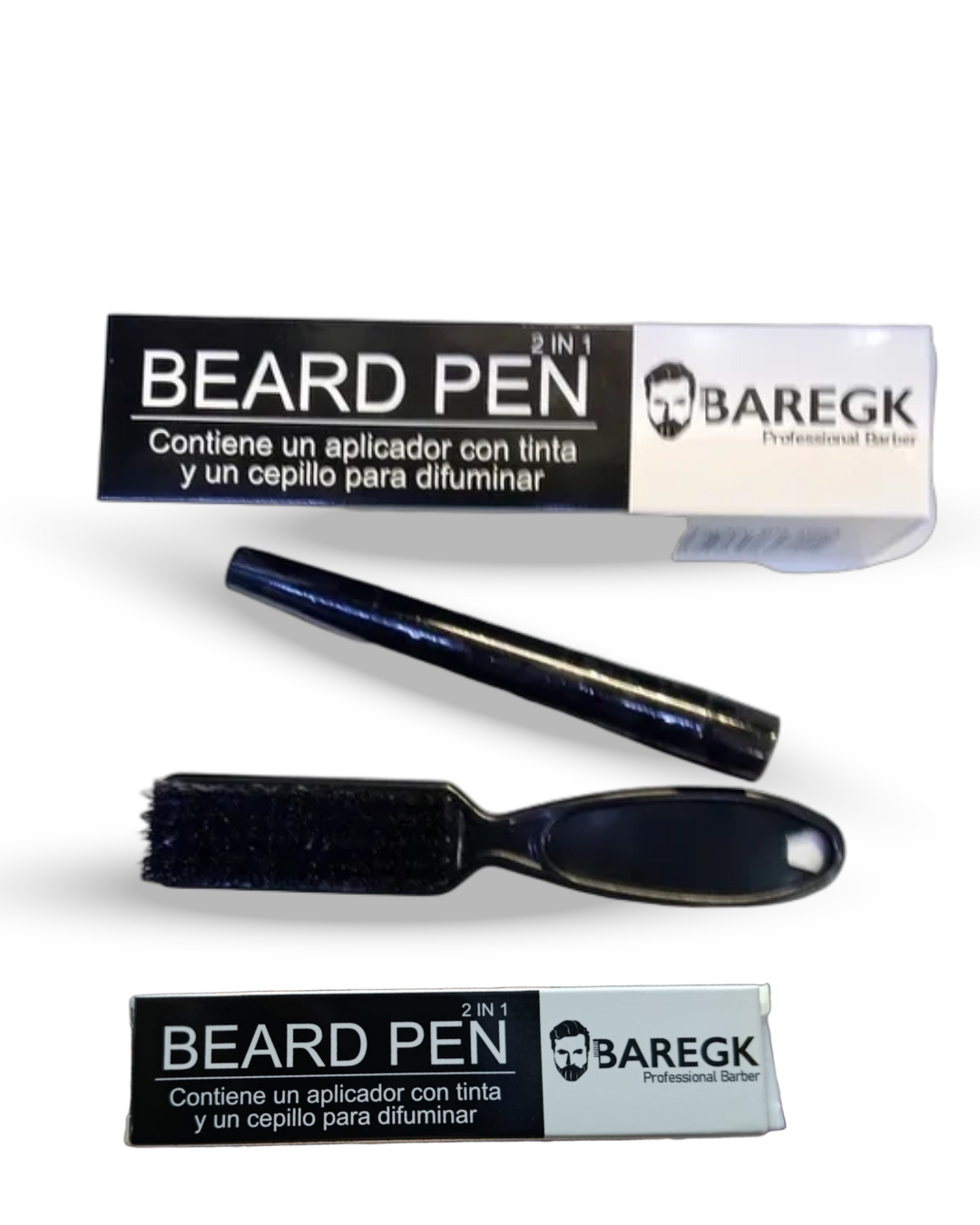 Aplicador con tinta p/barba 2 en 1 - Baregk
