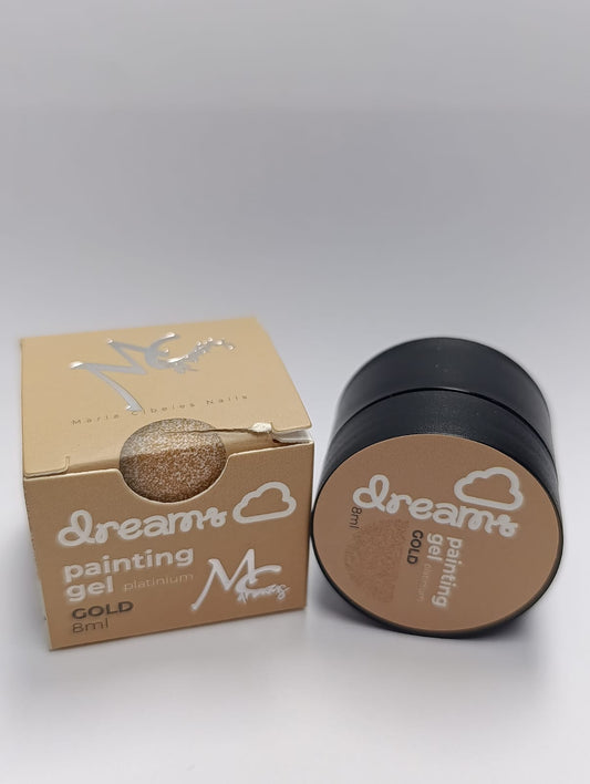 Dreams Painting Gel Platinum Gold 8ml - Mc