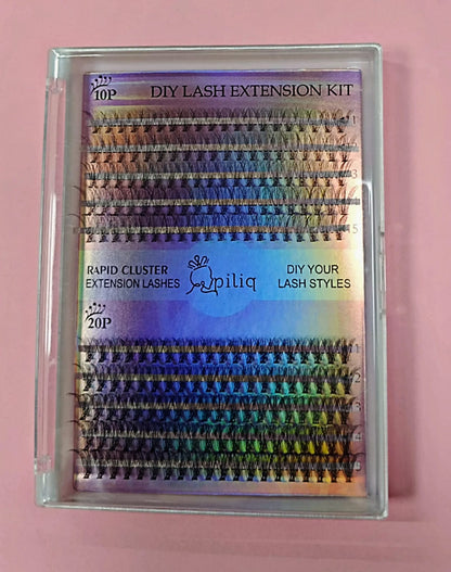 Kit de pestañas con pegamento y aplicador 10P/20P - Ari PILIQ Diy