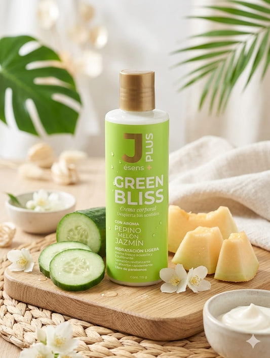 Crema Corporal Green Bliss con aroma Pepino Limón 115g - JPlus