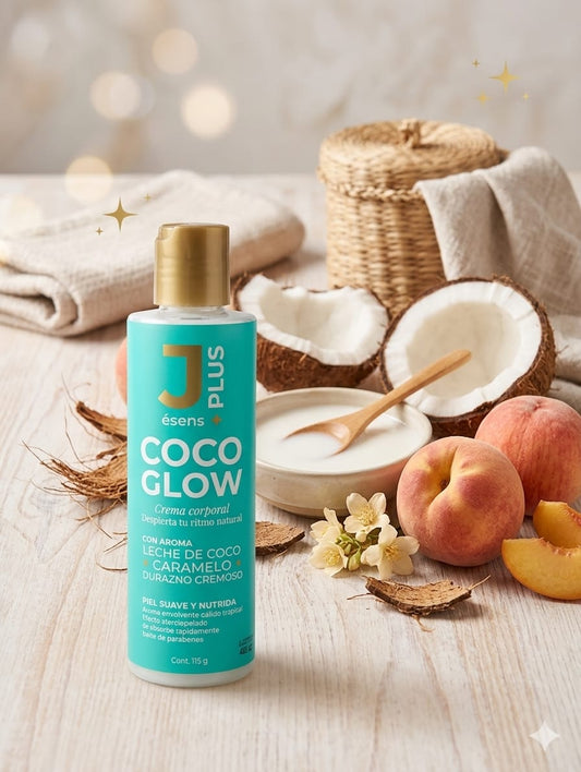 Crema Corporal Coco Glow con aroma Leche de Coco y Caramelo 115g - JPlus