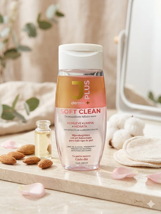 Pure Clean desmaquillante bifásico suave 230ml - JPlus