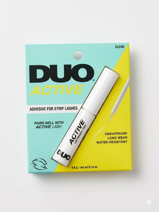 Active pegamento para pestañas transparente 4.6g - DUO