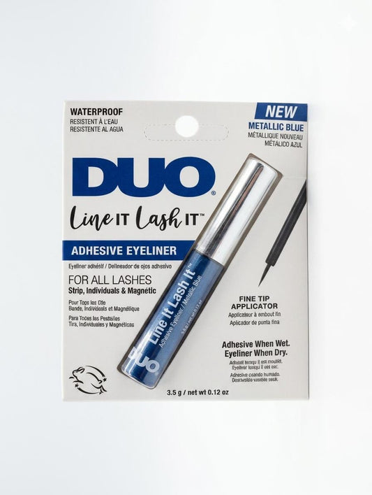 Line IT lash IT pegamento de pestaña Metalic Blue 3.5g - DUO
