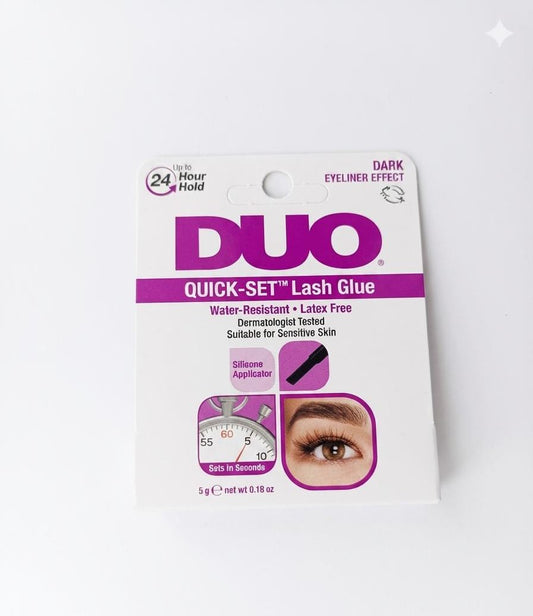Quick set pegamento p/pestaña Dark Dermatológico 7g - DUO