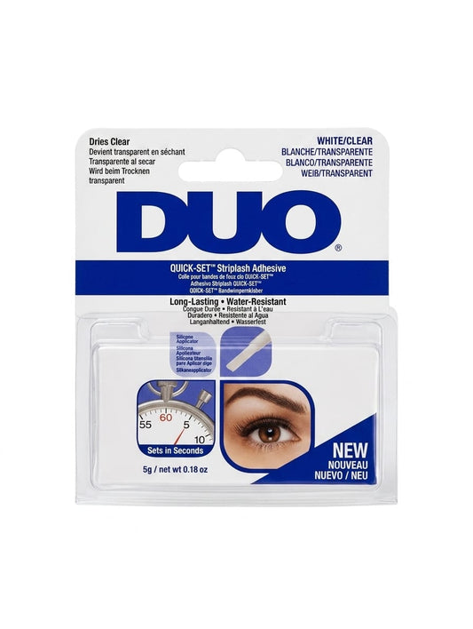 Quick set pegamento p/pestaña Long Lasting transparente 5g - DUO