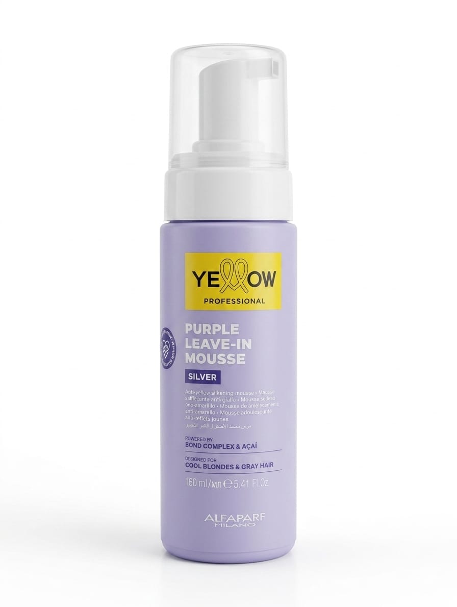 Purple Leave-in Mousse 160ml - Yellow