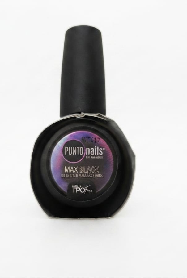 Max Black Color Gel TPO free 30ml - Punto Nails