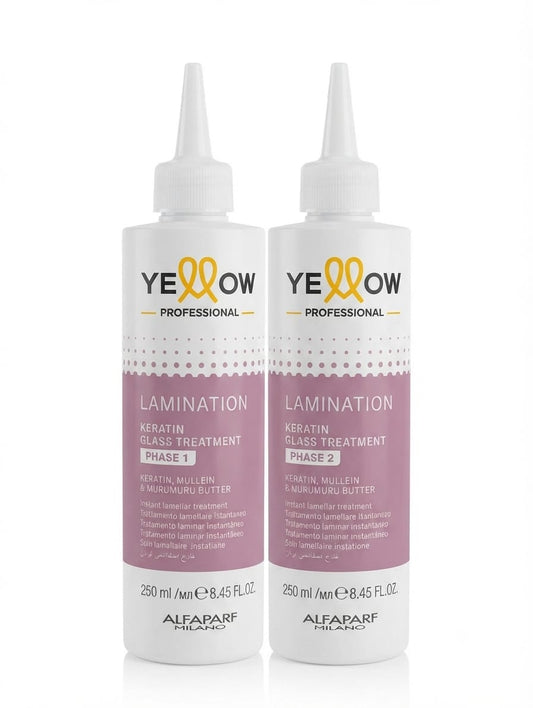 Keratin Lamination Glass Treatment 250ml DUO - Yellow