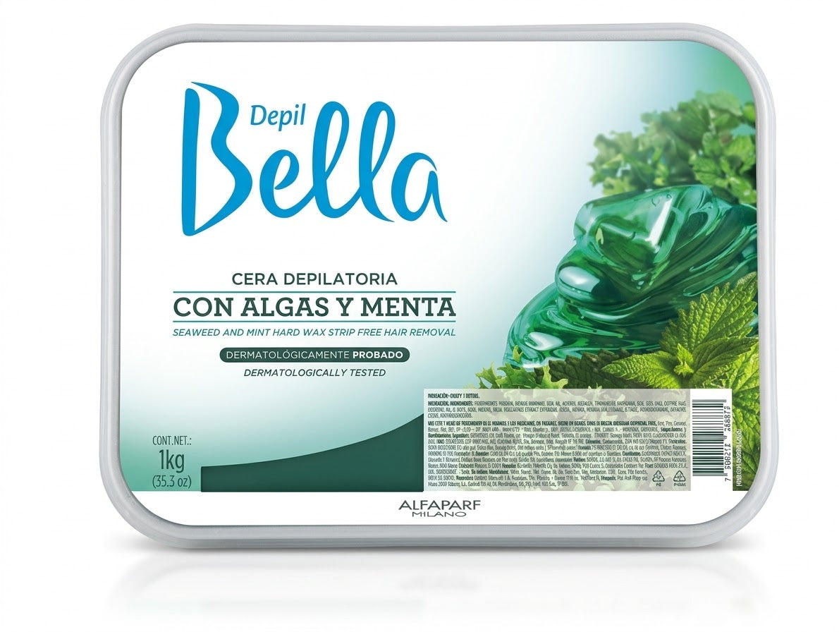Cera depilatoria con ALGA y MENTA 1 kilo - Depil Bella Alfaparf
