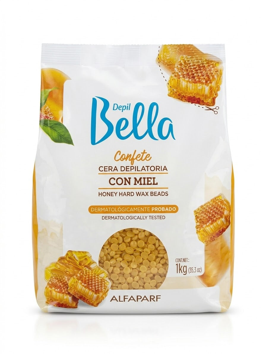 Cera depilatoria granulada con MIEL 1 kilo - Depil Bella Alfaparf