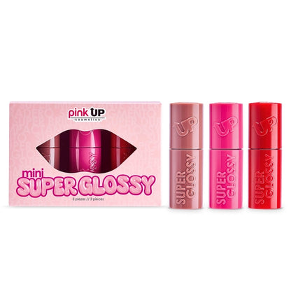 Mini Super Glossy set 3 pzs - Pink Up