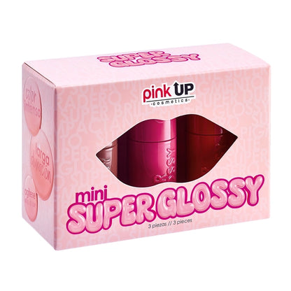 Mini Super Glossy set 3 pzs - Pink Up