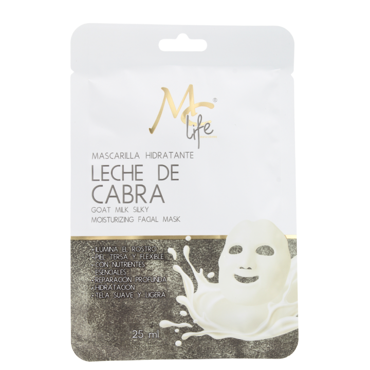 Mascarilla facial Leche de Cabra 1 pza - Mc life
