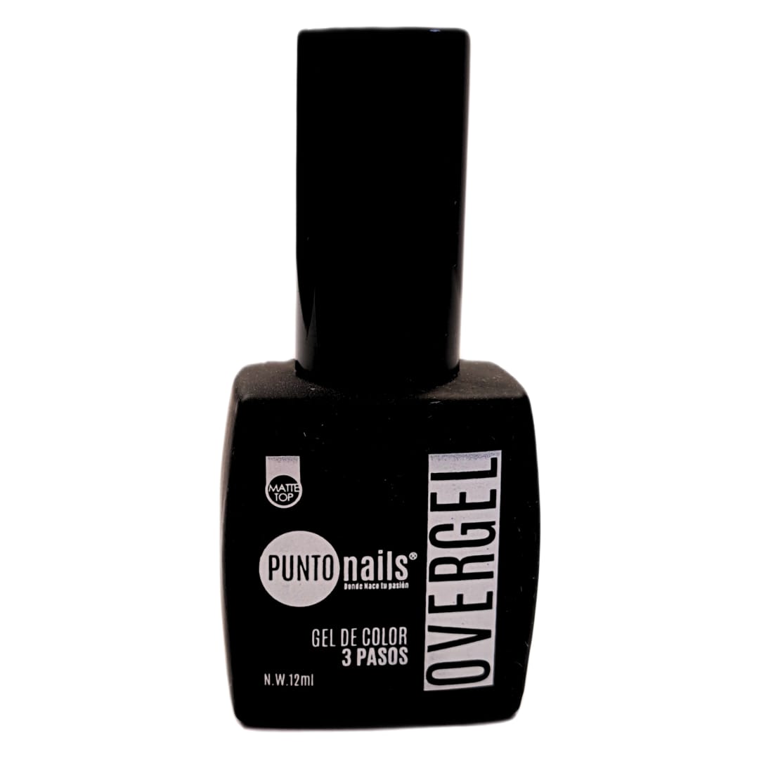 Overgel Top matte 12ml. - Punto Nails