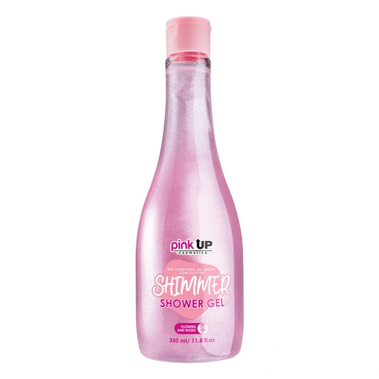 Shimmer Shower Gel Flowers and Roses 350ml - Pink Up Body Care