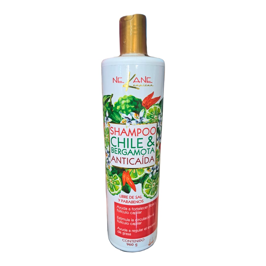 Shampoo chile y begamota anticaida - Nekane