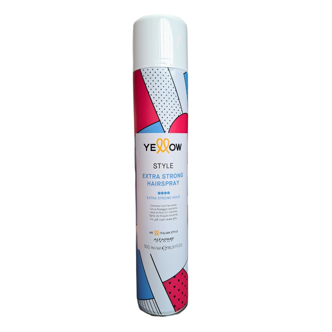 Style extra strong hairspray 500ml. - Yellow