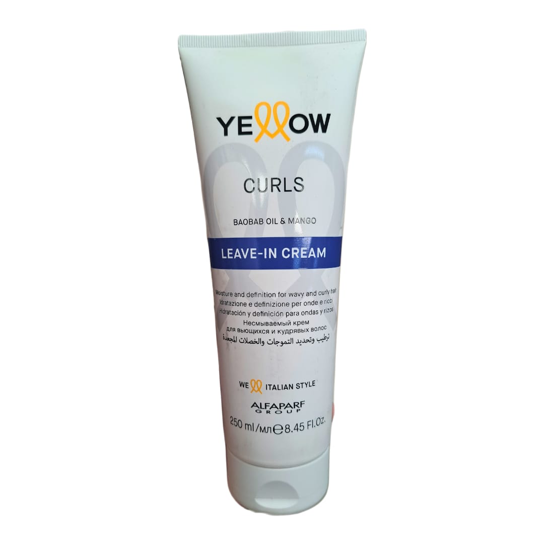 Curls Leave-in cream 250ml - Yellow Professional