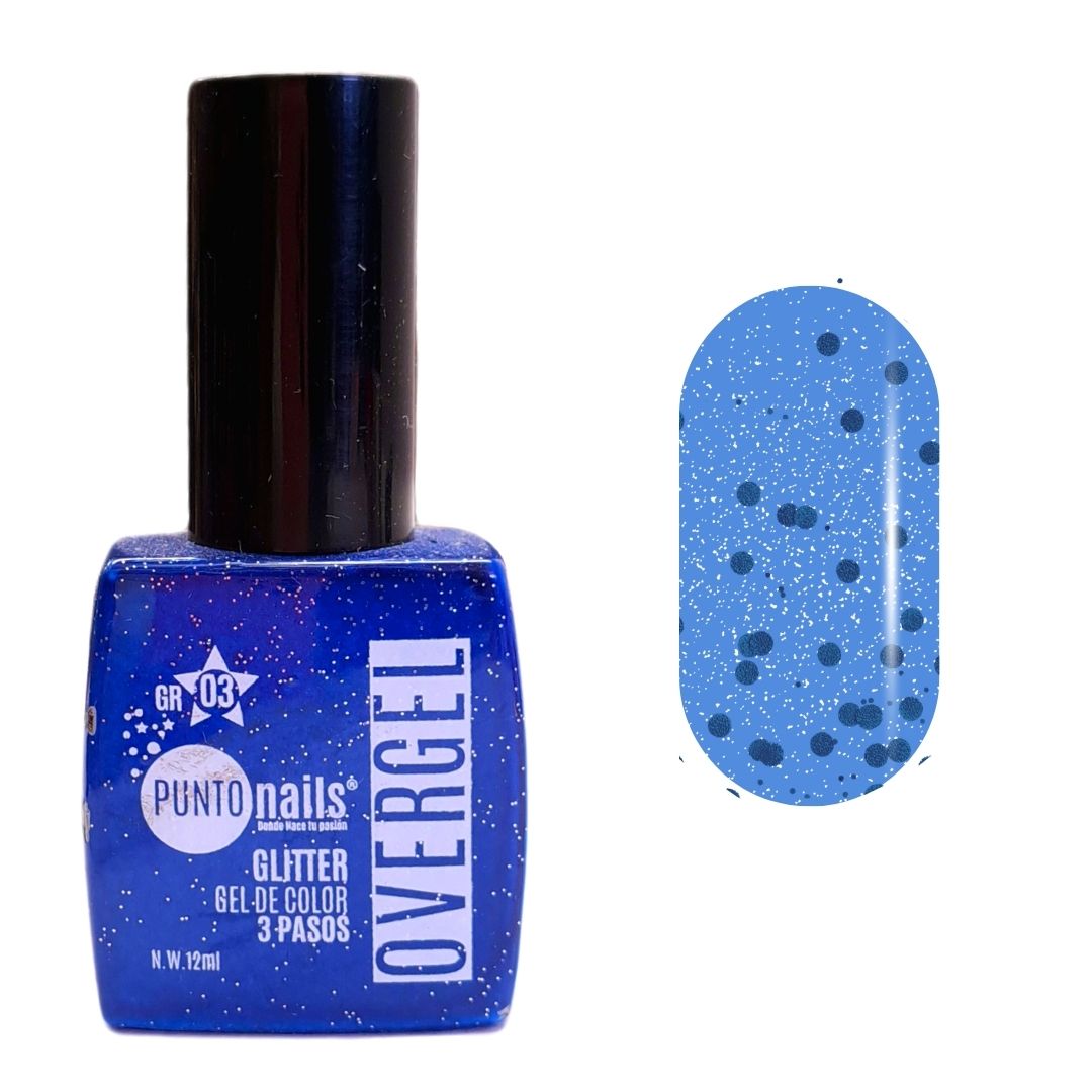 Gel de glitter - Punto Nails