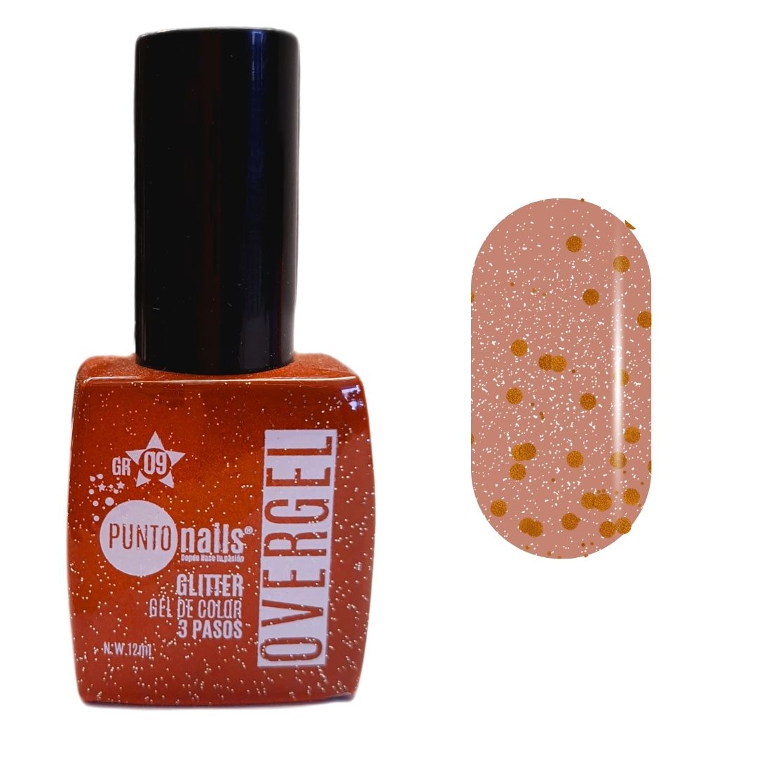 Gel de glitter - Punto Nails